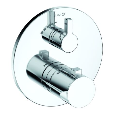 Kludi Nova Fonte thermostat de douche 208850515 raccord encastré, chromé