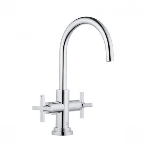 KLUDI NOVA FONTE Waschtischarmatur CLASSIC Einlochmontage chrom, 201180520