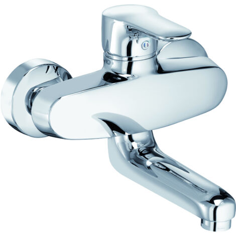 KLUDI OBJEKTA Miscelatore monocomando lavello DN 15 montaggio a parete bocca 170mm cromo, 328810575