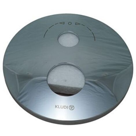 Kludi-Pièce de rechange Rosette avec arrêt/inverseur chrome, 7468805-00
