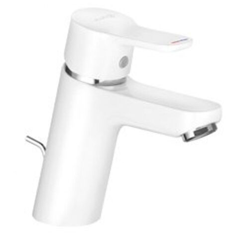 Kludi Pure&Easy - Mitigeur de lavabo avec vidage, chrome/ blanc 373829165