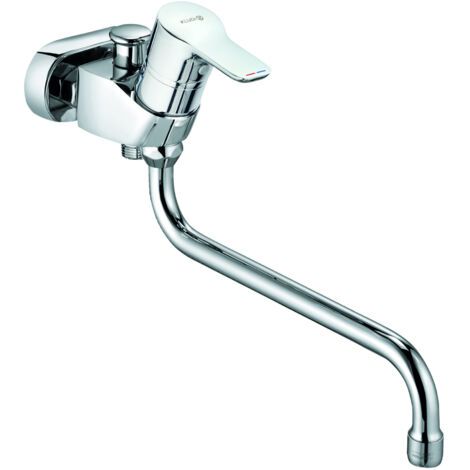 KLUDI PURE&EASY Mitigeur monocommandé pour bain et douche, bec