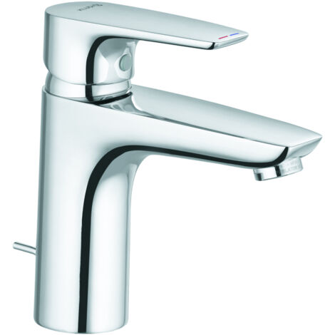 KLUDI PURE&SOLID Waschtisch-Einhandmischer, Auslaufhöhe 100mm,