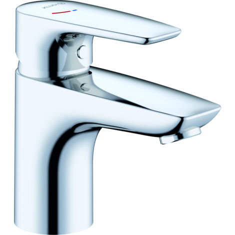KLUDI PURE&SOLID Waschtisch-Einhandmischer, Auslaufhöhe 75mm,