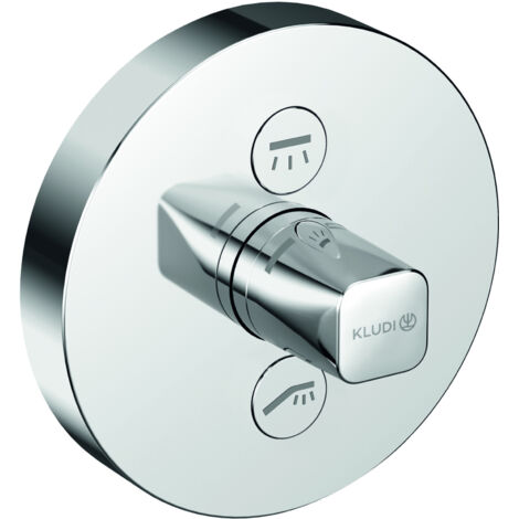 Kludi Push - Mitigeur encastré pour 2 sorties, chrome 387120538