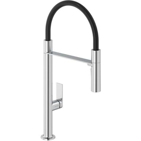 Kludi Qord - Spültischarmatur mit flexiblem Arm, chrom 568590575