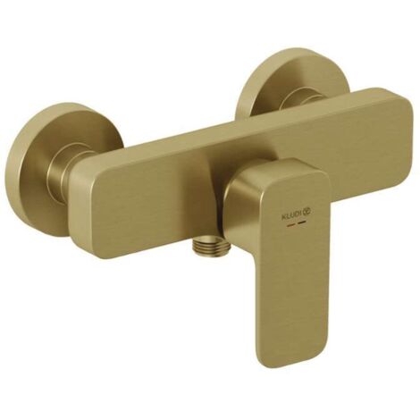 Kludi Renon - Grifo de ducha, oro cepillado 42831N075