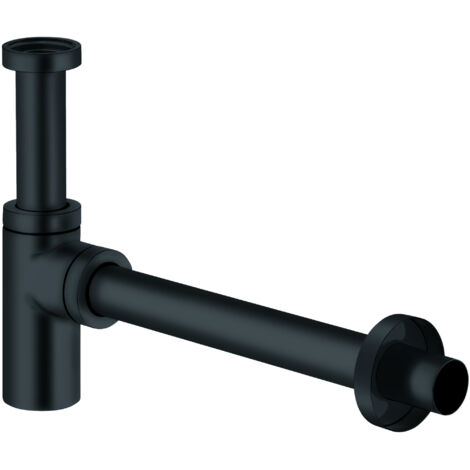 Kludi Siphons - Design Siphon, schwarz matt 1002039-00