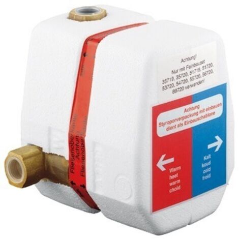 KLUDI Thermostat Unterputz-Thermostatkörper, Rohbau-Set, mit