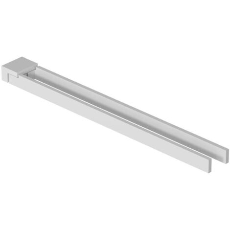 Kludi Vela C - Porta asciugamani doppio, bianco opaco 3197753