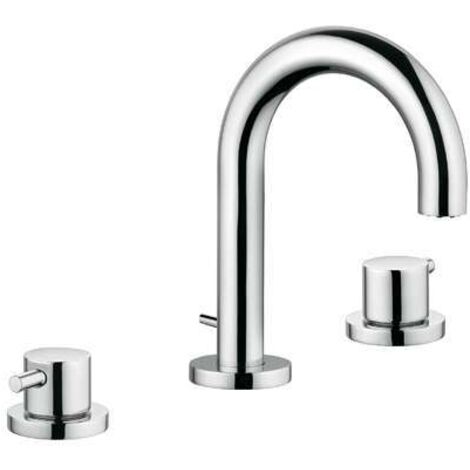 KLUDI Waschtischarmatur DN 15 BOZZ Dreilochmontage chrom 383910576