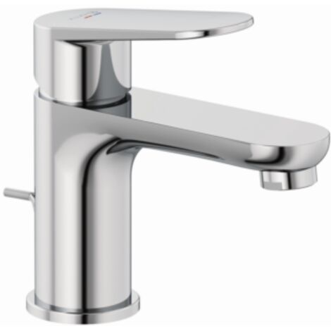 Kludi X1 75 mitigeur lavabo 322660575 avec garniture de vidage , chromé