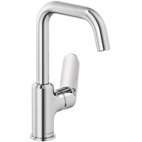 Kludi X1 - Grifo de lavabo con caño giratorio, cromo 320280575