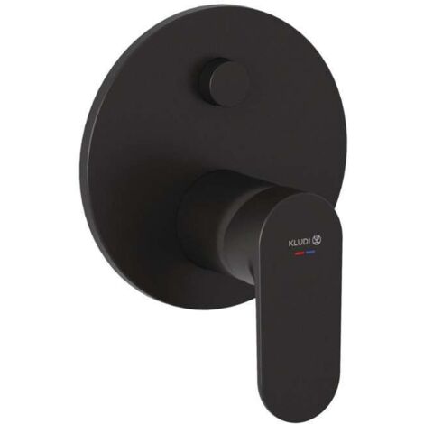 Kludi X1 - Mitigeur encastré, 2 sorties, noir mat 327593975