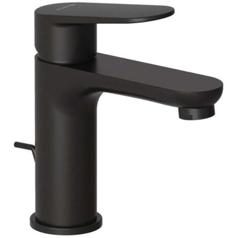 Kludi X1 - Waschtischarmatur mit Ablaufgarnitur, schwarz matt 322883975