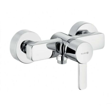 KLUDI ZENTA Brause-Einhandmischer, Wandmontage, Chrom, 388700575