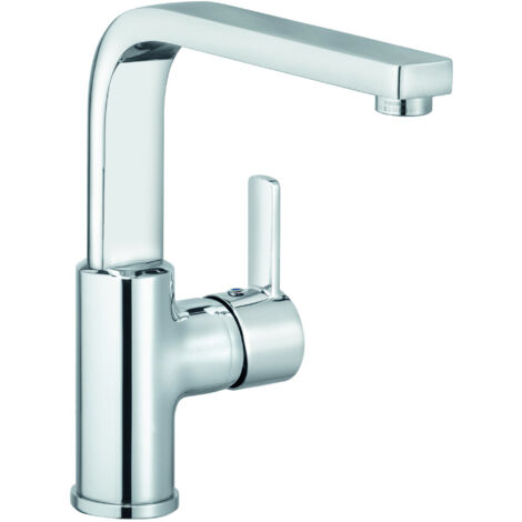 Kludi Zenta - Mitigeur de lavabo avec bec pivotant, chrome 420260575