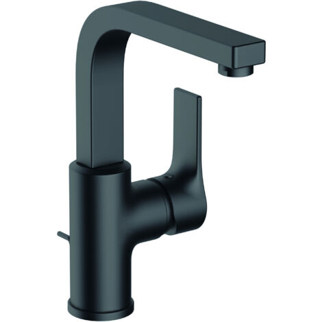 Kludi Zenta SL - Miscelatore da lavabo, con sistema di scarico, nero opaco 480273965