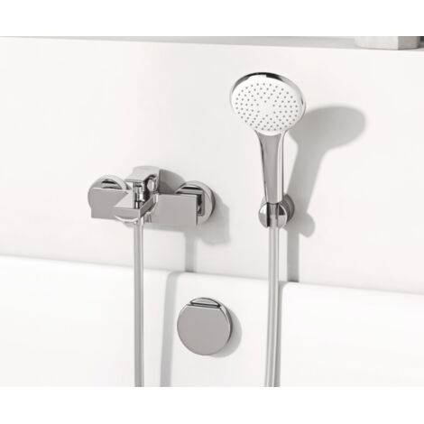 KLUDI ZENTA SL Wannenfüll- und Brause- Einhandmischer, eigensicher chrom, 486700565