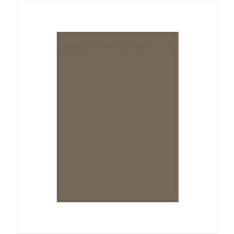 KLULK Lenzuolo Sopra Singolo Tortora 100% Cotone 160 x 290 Cm Made In Italy 1 Posto