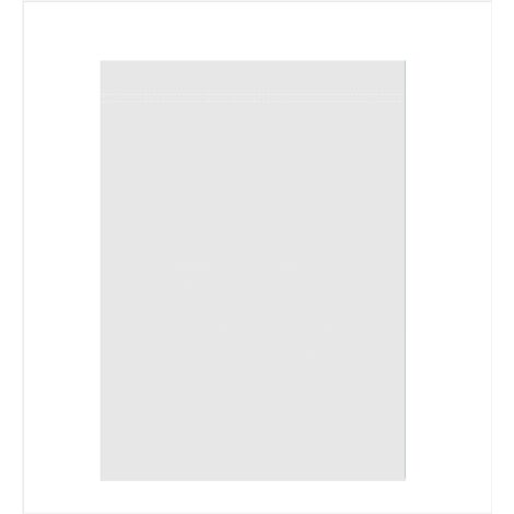 KLULK Lenzuolo Sopra Una Piazza E Mezza Bianco 100% Cotone 180 x 290 Cm Made In Italy 1 Posto E Mezzo