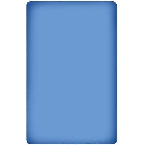 KLULK Lenzuolo Sotto Con Angoli Elasticizzati Misure Francesi Blu Cobalto 100% Cotone 140 X 200 + 27 Cm Made In Italy