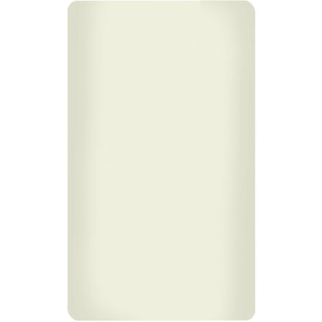 KLULK Lenzuolo Sotto Con Angoli Elasticizzati Misure Francesi Panna 100% Cotone 140 X 200 + 27 Cm Made In Italy