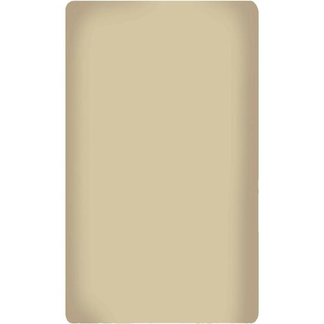 KLULK Lenzuolo Sotto Con Angoli Elasticizzati Singolo 100% Cotone Sabbia 90 X 200 + 27 Cm Made In Italy 1 Posto