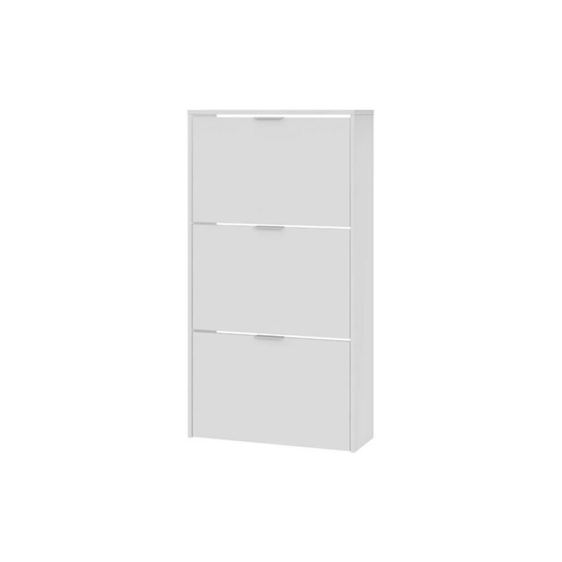 Mobimarket - calicosy - Meuble à chaussures 3 abattants Zapateros - L60 cm