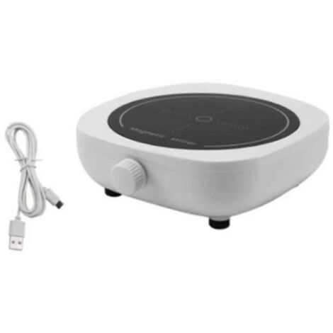 KLVGTIFS PU - Agitateur magnétique de laboratoire portable Mini, avec barre d'agitation, 2 L, 4000 tr/min et câble USB