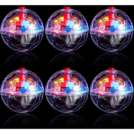 KLVGTIFS PU - Balle lumineuse LED interactive pour chat, idéale pour la chasse aux fantômes. Jouet pour animaux de compagnie : balle d'exercice et de course.
