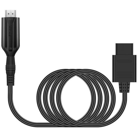 KLVGTIFS PU - Câble adaptateur convertisseur HDMI pour Nintendo Gamecube, Super NES/SNES/N64