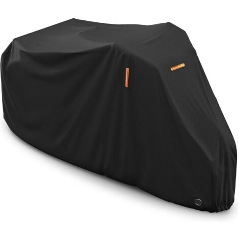 KLVGTIFS PU - Housse pour tricycle, housse pour tricycle électrique, housse pour vélo, housse imperméable pour tricycle couché d'extérieur, noire, 190 cm (L) x 76 cm (l) x 112 cm (H)