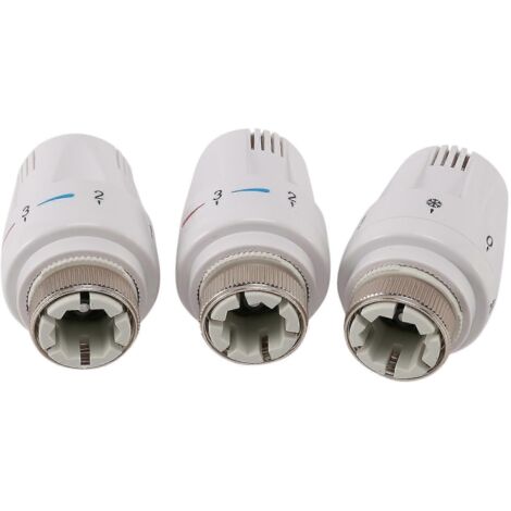 KLVGTIFS PU - Lot de 3 vannes thermostatiques de radiateur TRV M30 x 1,5