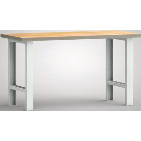 KLW-LUTZ ÉQUIPEMENT D'EXPLOITATION Établi L1500xP700xH840mm hêtre multiplex gris clair - WS500N-1500M40-X1581