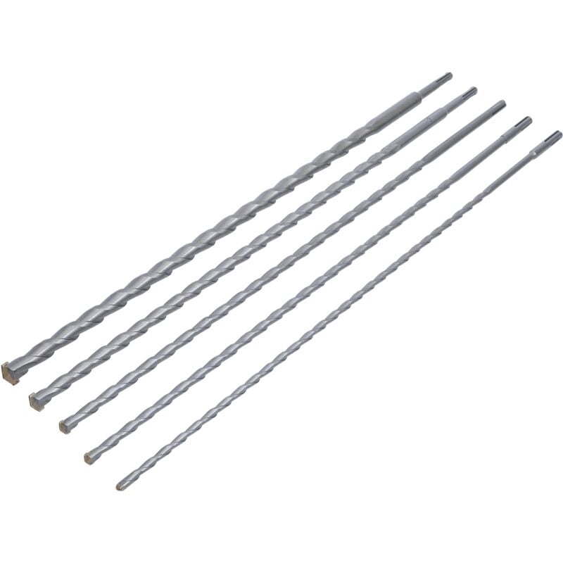 Jeu de forets trépan tige sds 8 - 20 mm 5 pièces