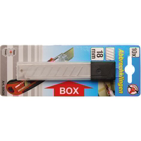 Km Klingen für Cuttermesser | 18 mm | 10-tlg.