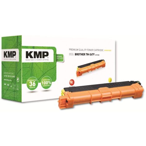 KMP B-T112X Toner yellow kompatibel mit Brother TN-247 Y Toner