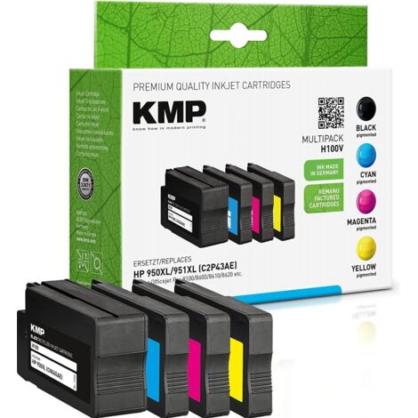 KMP Tintenpatronen-Set kompatibel für HP 950XL/951XL