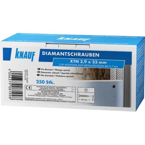 Knauf Diamantschr. XTN 3,9 x 23 mm 250 Stück Schrauben & Dübel