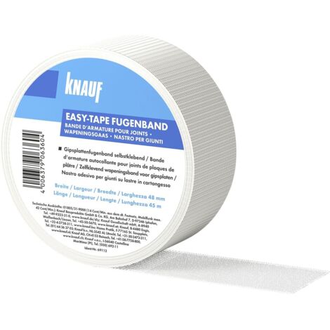 Knauf easy-tape  45 m/Rolle 4,8 cm breit Fugenband selbstklebend
