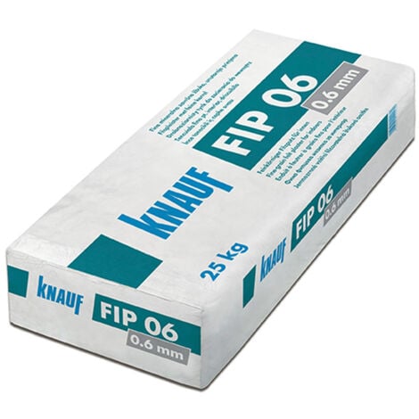 KNAUF GIPS KG Knauf FIP 06 Filzputz naturweiß 0,6mm 25kg