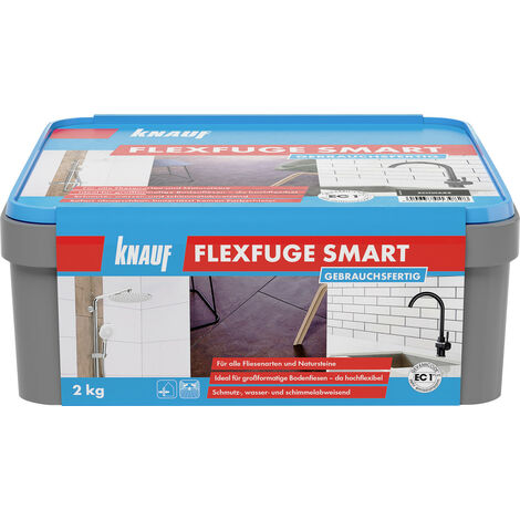 Knauf Fugenmörtel Flexfuge Smart 2 - 20 mm schwarz 2 kg Fugenmörtel