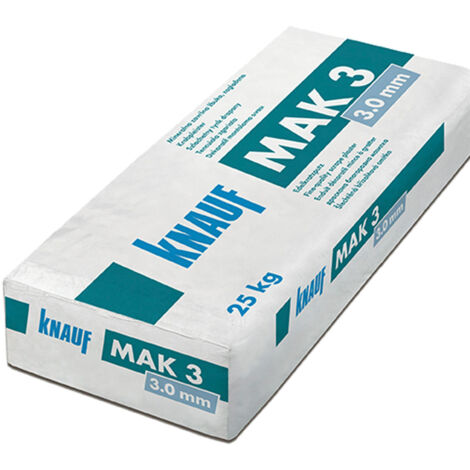KNAUF Mak3 3 mm naturweiß 25kg Kratzputz zweilagig