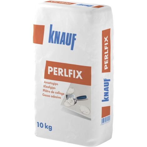 Knauf Perlfix Ansetzgips hellgrau, 10 kg Gips