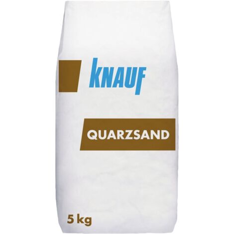 Knauf Quarzsand hellgrau 5kg Filtersand Filterkies Innen/Außen
