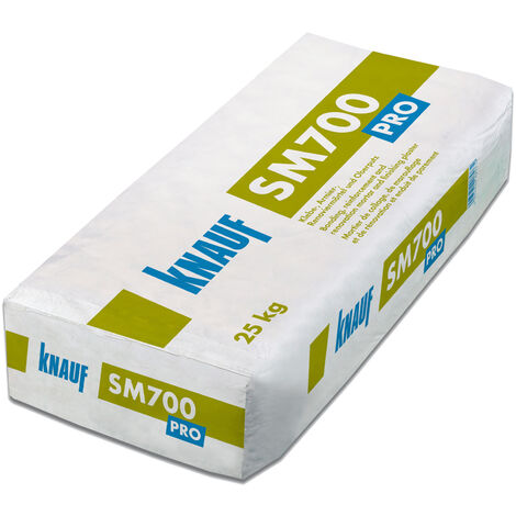 KNAUF GIPS KG KNAUF SM700 Pro Klebemörtel weiß 1,0mm 25kg