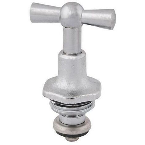 Knebel-oberteil, mit O-Ring, DN15, 1/2", matt verchromt