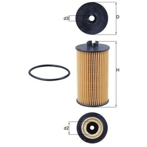 KNECHT OX401D ÖLFILTER