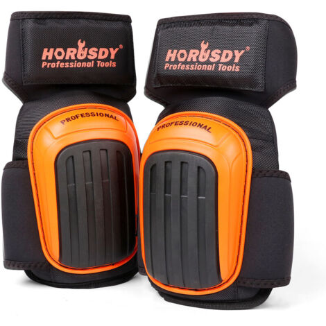 Knee Pads EVA Foam Padding with Comfortable Gel Cushion and Adjustable Straps for Working, Gardning, Cleaning, Flooring, Tiling and Construction, Black